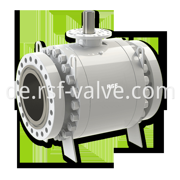 Api 6d Trunnion Mounted Ball Valve 3pcs Body